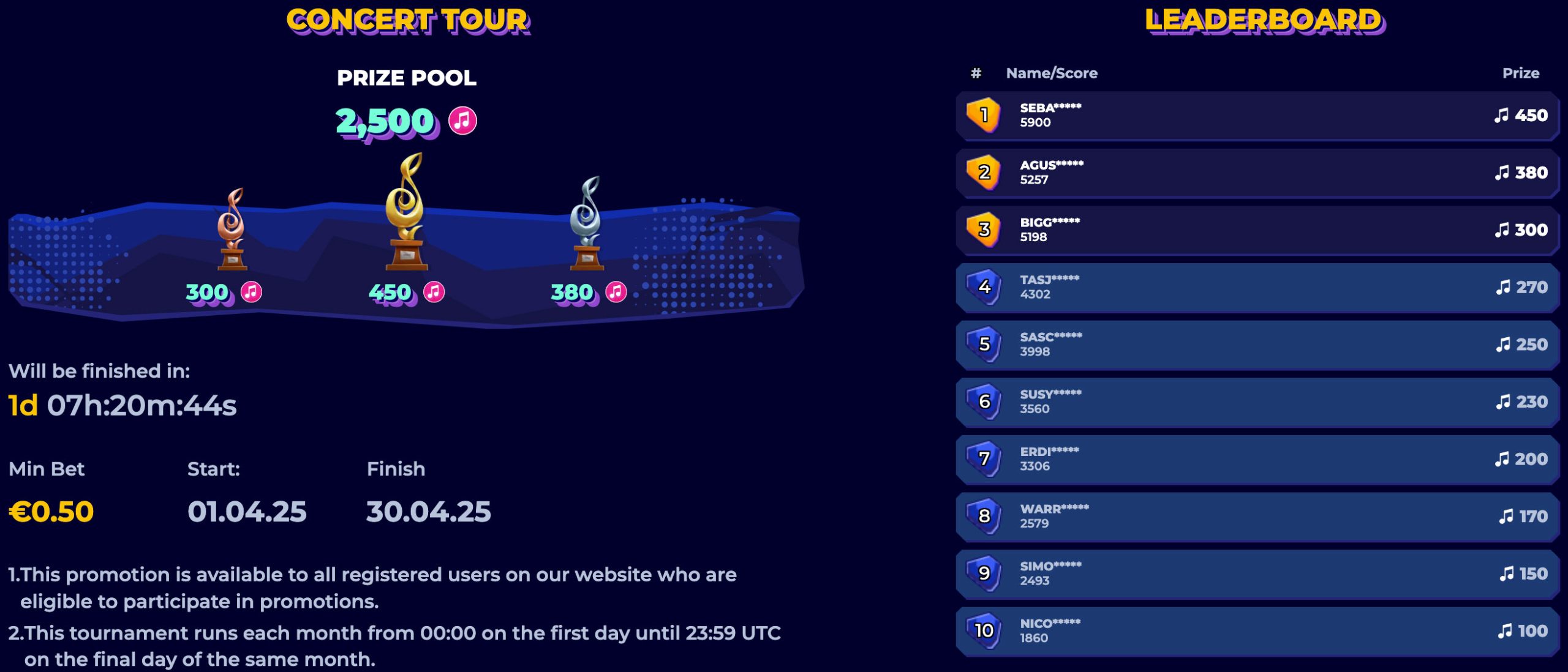Mr.Pacho How to Join Tournaments